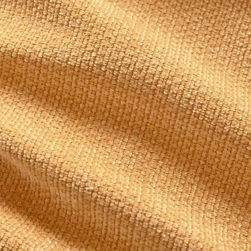 Canapé-méridienne surdimensionné, tissu et pieds en bois massif, 136 cm L x 180 cm P, 250 kg, jaune/gris/beige