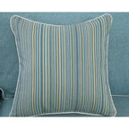 Canapé Classics Model Coastal Aqua Series avec quatre coussins décoratifs