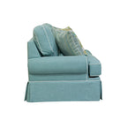 Canapé Classics Model Coastal Aqua Series avec quatre coussins décoratifs