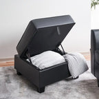 Collection de canapés modulaires modernes convertibles à faire soi-même – Modules pouf central et accoudoirs en option