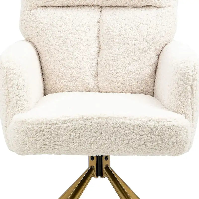 Fauteuil pivotant en velours, retour automatique à 90°, pieds en métal doré, 158 kg, 5 coloris, 1 place
