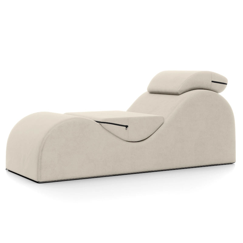 Chaise longue en forme de S, polyester, noyau en mousse, yoga/étirements/massage, 1 place, 5 coloris