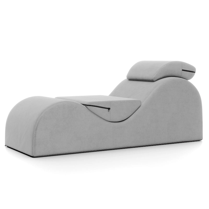 Chaise longue en forme de S, polyester, noyau en mousse, yoga/étirements/massage, 1 place, 5 coloris
