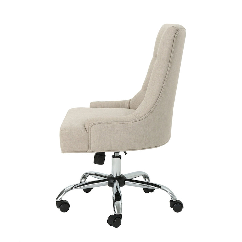 Chaise de bureau capitonnée contemporaine Americo