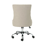 Chaise de bureau capitonnée contemporaine Americo