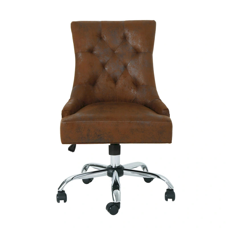 Chaise de bureau capitonnée contemporaine Americo