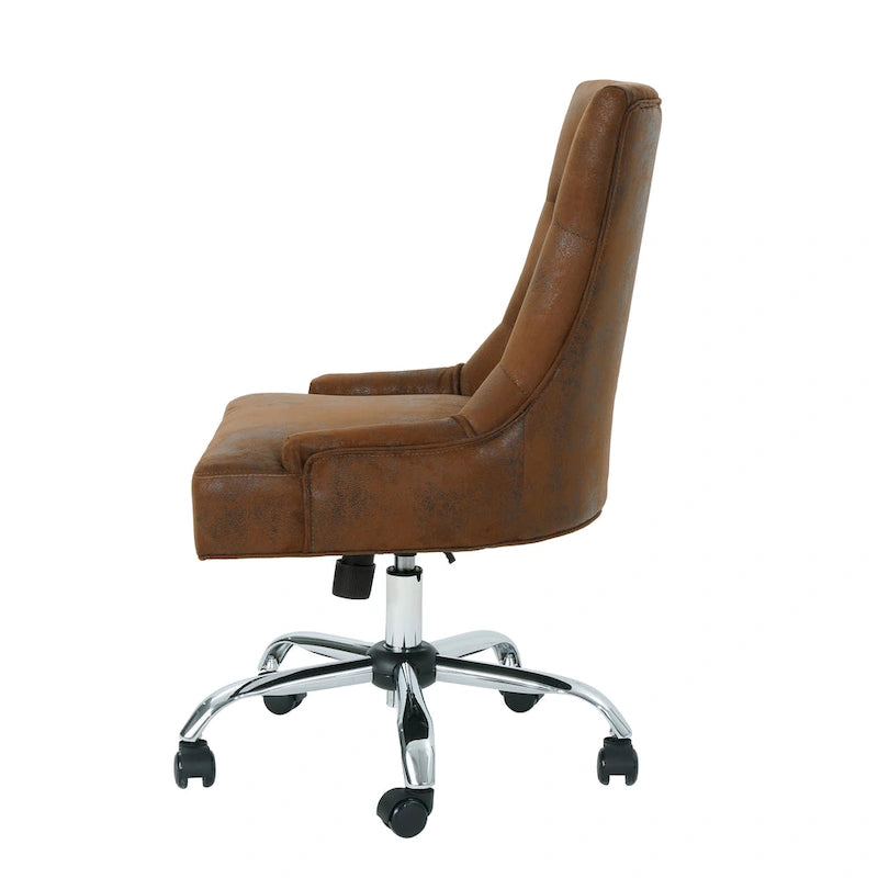 Chaise de bureau capitonnée contemporaine Americo