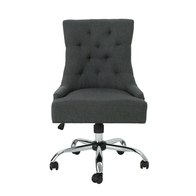 Chaise de bureau capitonnée contemporaine Americo
