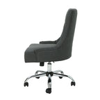 Chaise de bureau capitonnée contemporaine Americo