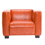 Fauteuil Club en Similicuir Goyette