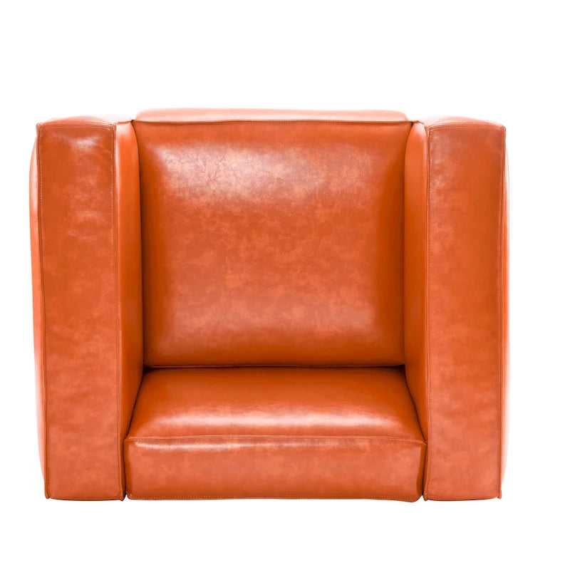 Fauteuil Club en Similicuir Goyette