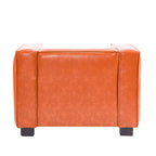 Fauteuil Club en Similicuir Goyette