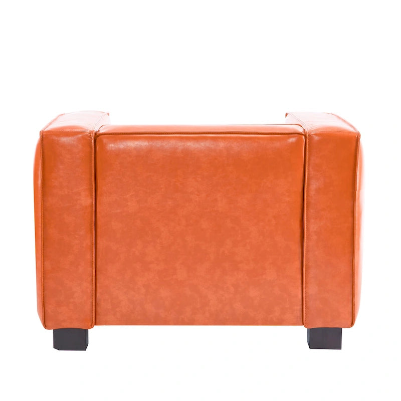 Fauteuil Club en Similicuir Goyette