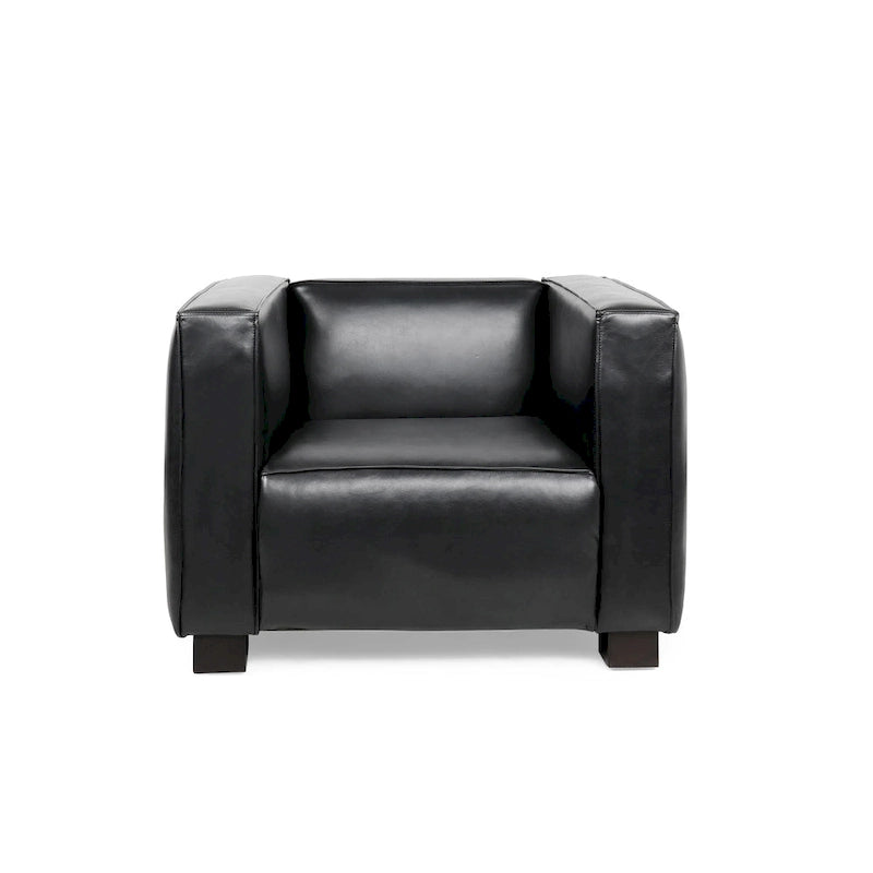 Fauteuil Club en Similicuir Goyette