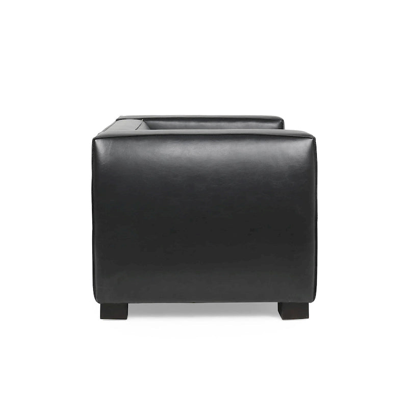 Fauteuil Club en Similicuir Goyette