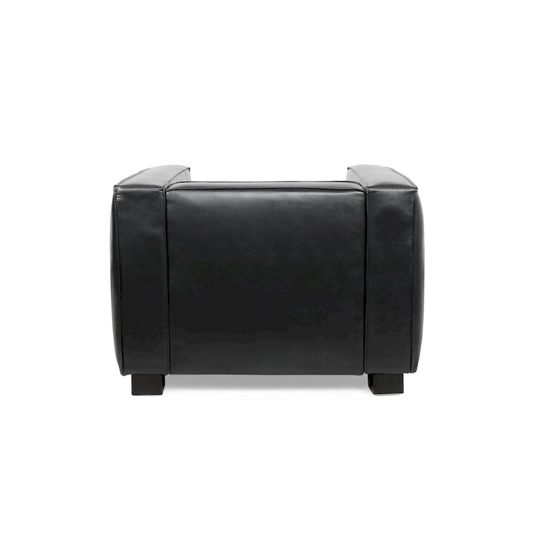 Fauteuil Club en Similicuir Goyette