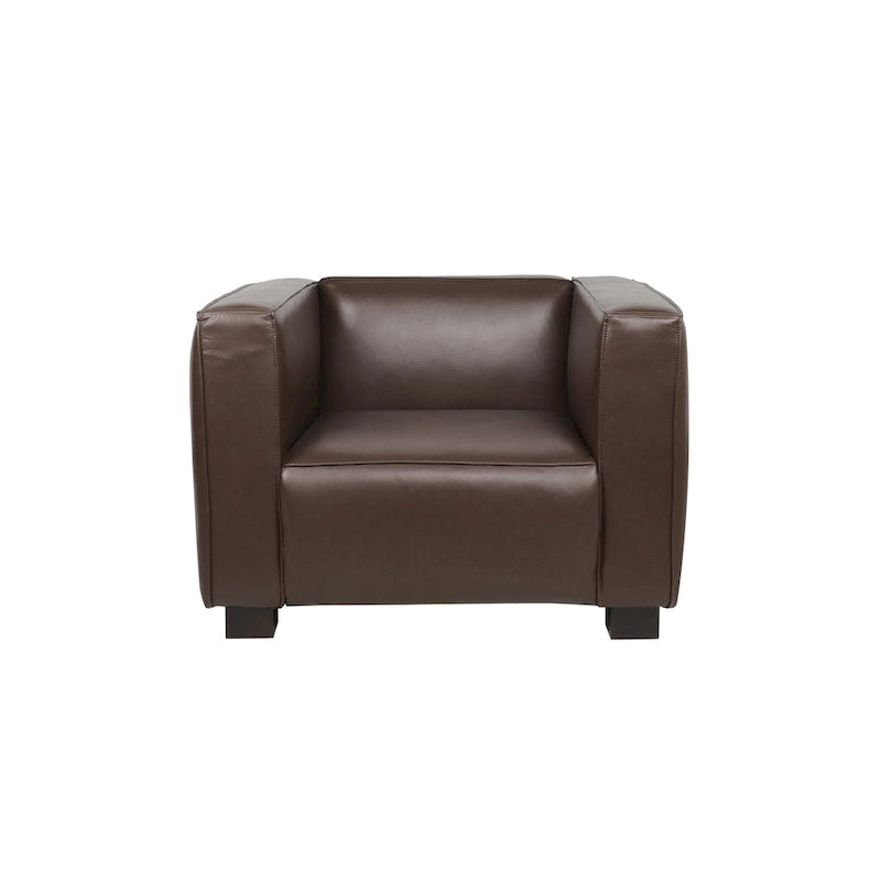Fauteuil Club en Similicuir Goyette