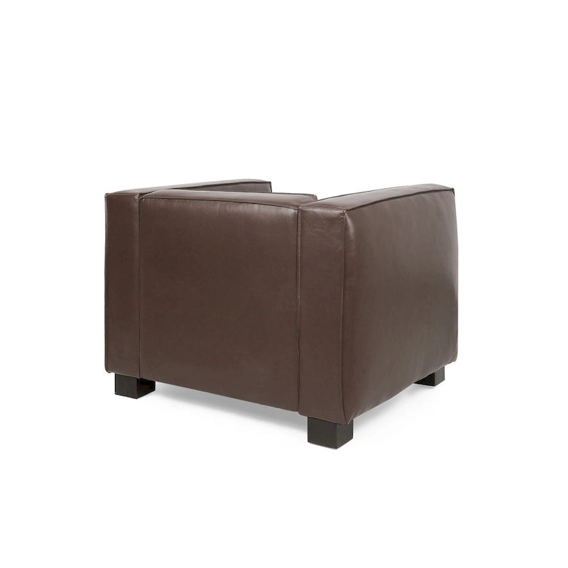 Fauteuil Club en Similicuir Goyette