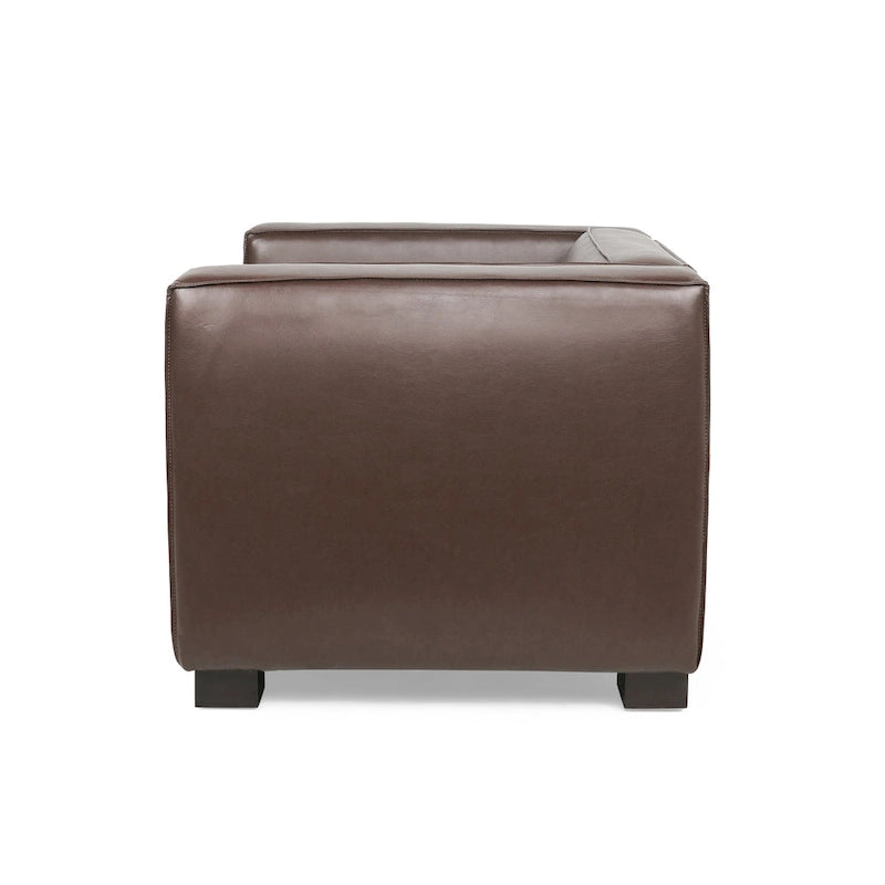 Fauteuil Club en Similicuir Goyette