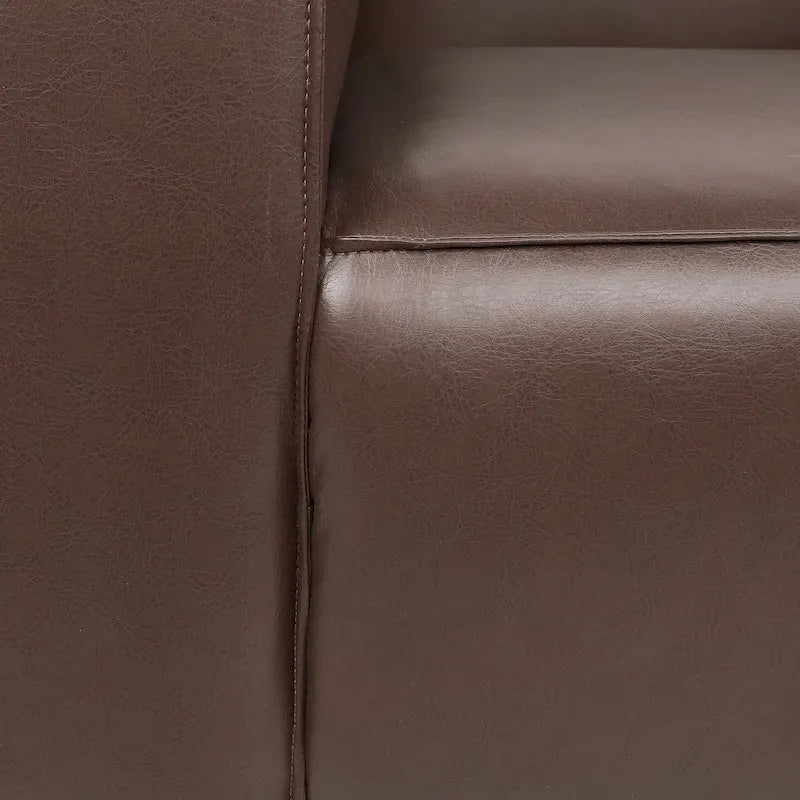 Fauteuil Club en Similicuir Goyette