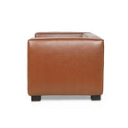 Fauteuil Club en Similicuir Goyette