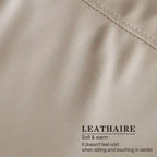 Canapé réversible avec méridienne, tissu suédine, pieds en métal, ressorts hélicoïdaux, marron clair/marron/gris/bleu/beige