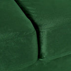 Canapé 3 places Chesterfield capitonné, multicolore, clous décoratifs, 3 places