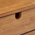 Commode 3 tiroirs finition chêne Clark