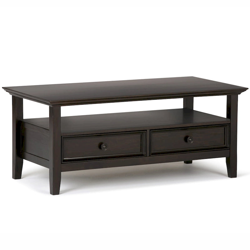 Console 3 tiroirs et 2 étagères, marron/beige délavé, vintage, MDF, 119 cm