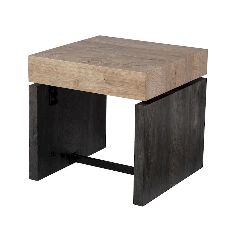 Table d'appoint bicolore
