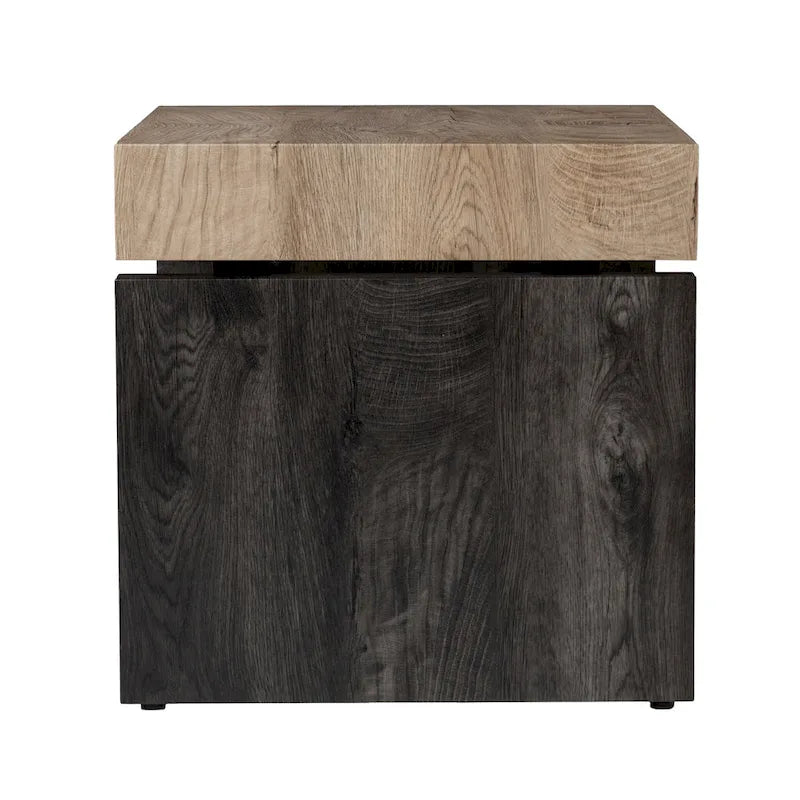 Table d'appoint bicolore