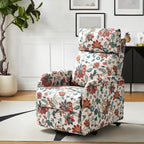 Fauteuil inclinable motorisé, Polyester touffeté, Structure en bois et métal, 3 positions, 113 kg, 1 place, Gris/Ivoire/Marine/Anthracite/Blanc/Bleu