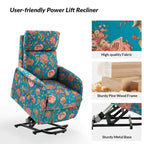 Fauteuil inclinable motorisé, Polyester touffeté, Structure en bois et métal, 3 positions, 113 kg, 1 place, Gris/Ivoire/Marine/Anthracite/Blanc/Bleu