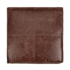 WYNDENHALL Erving Pouf carré bohème en cuir