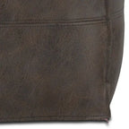 WYNDENHALL Erving Pouf carré bohème en cuir