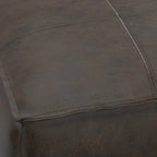 WYNDENHALL Erving Pouf carré bohème en cuir
