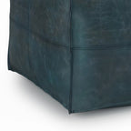 WYNDENHALL Erving Pouf carré bohème en cuir