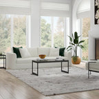 Table basse rectangulaire large Ezra 45