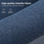 Ensemble de 2 fauteuils pivotants à 360°, déhoussables, aspect lin, 72,4 cm (28,5 po) de large, 113,4 kg (250 lb), 4 couleurs