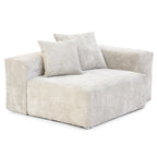 Canapé modulaire en velours côtelé en forme de U de 359,99 cm, grand canapé confortable