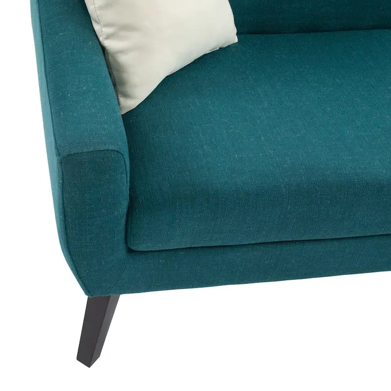 Ensemble causeuse et fauteuil 3 pièces en lin capitonné, beige/gris/jaune/bleu/blanc/bleu clair, 3 places et plus