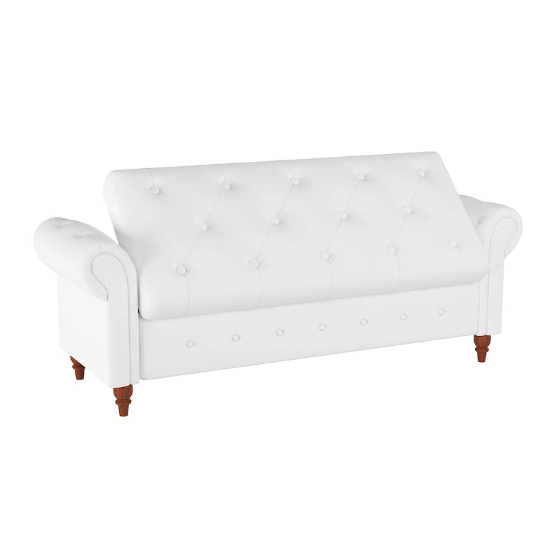 Banc de lit en tissu avec rangement 63
