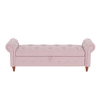 Banc de lit en tissu avec rangement 63