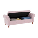 Banc de lit en tissu avec rangement 63