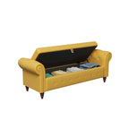 Banc de lit en tissu avec rangement 63