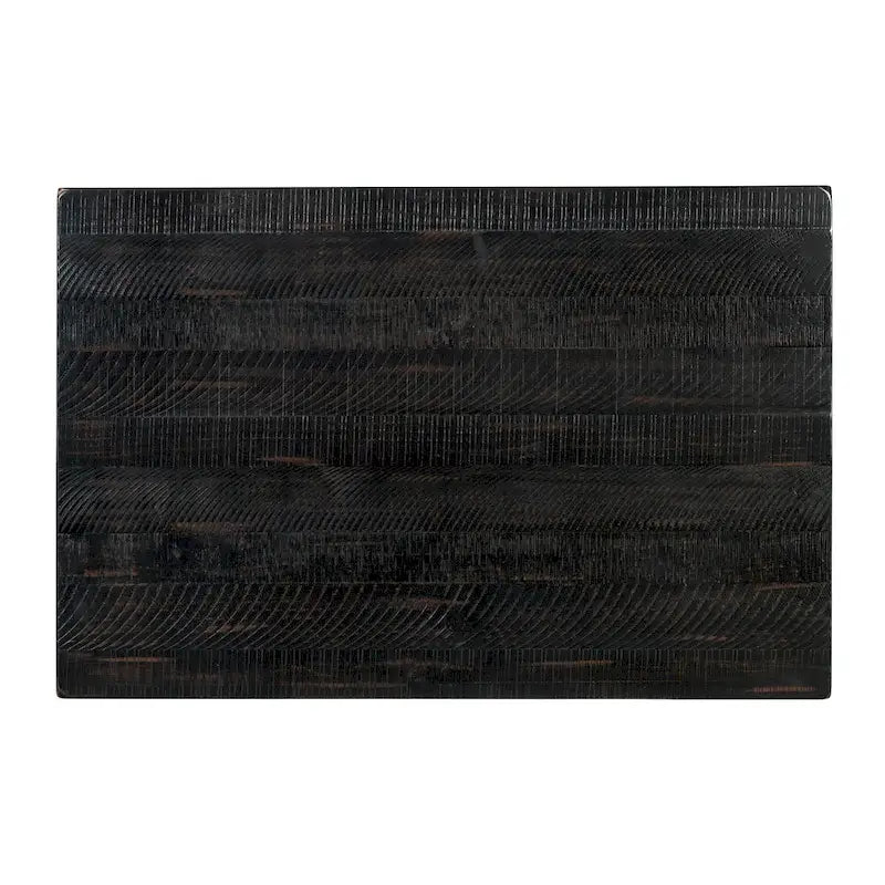 Table basse de ferme avec étagère inférieure, gris/expresso/blanc/noir/miel, bois de pin