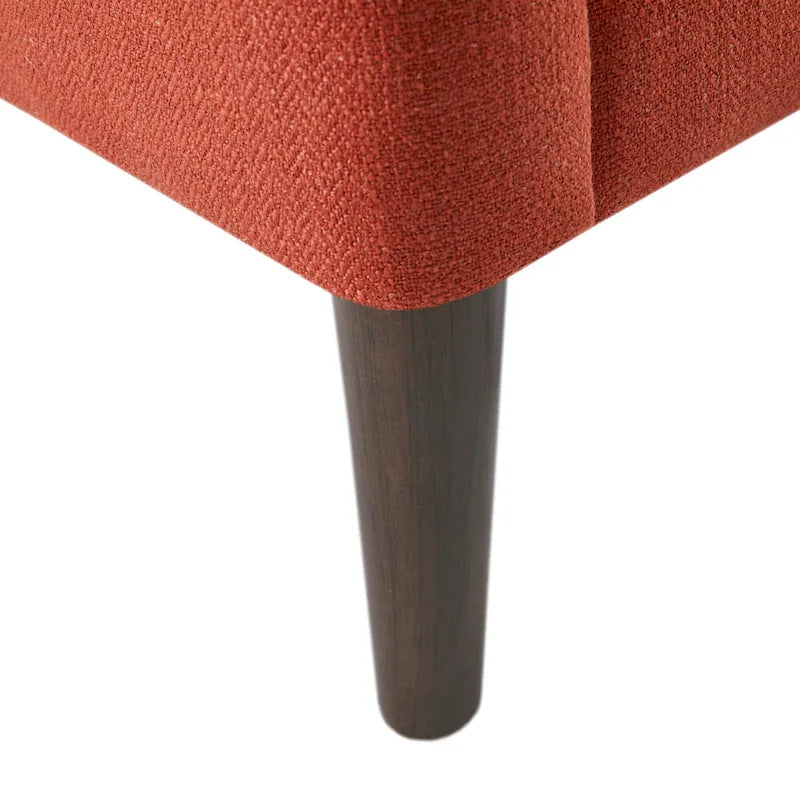 Fauteuil d'appoint capitonné, Transitionnel, Coussin amovible, Pieds en bois, 74,3 cm L, 136 kg, 6 couleurs