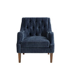 Fauteuil d'appoint capitonné, Transitionnel, Coussin amovible, Pieds en bois, 74,3 cm L, 136 kg, 6 couleurs