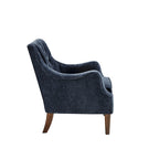 Fauteuil d'appoint capitonné, Transitionnel, Coussin amovible, Pieds en bois, 74,3 cm L, 136 kg, 6 couleurs