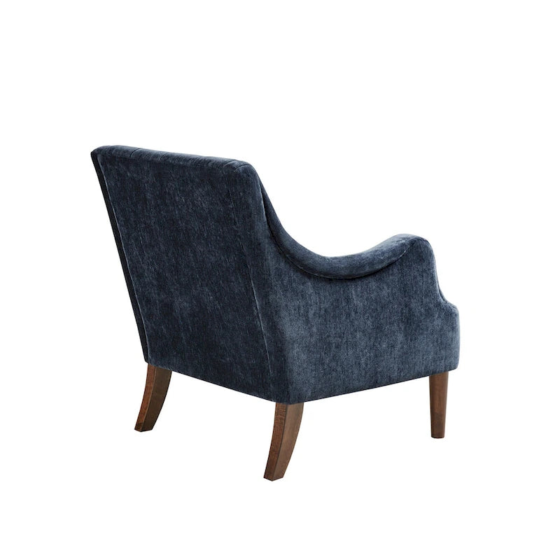 Fauteuil d'appoint capitonné, Transitionnel, Coussin amovible, Pieds en bois, 74,3 cm L, 136 kg, 6 couleurs